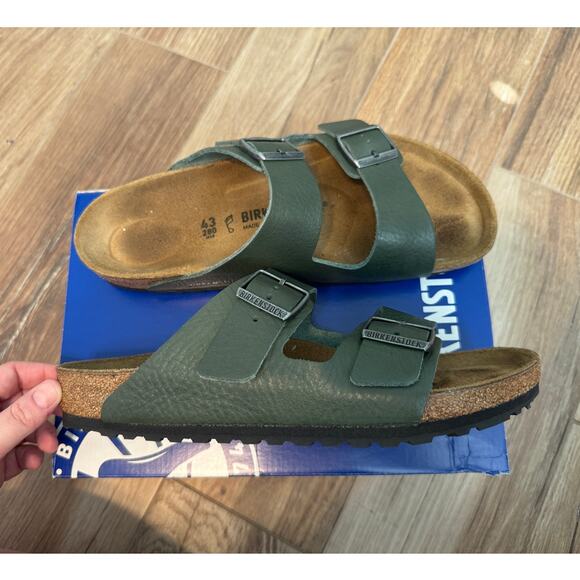 Birkenstock Other - Birkenstock Arizona Grip Leather Vintage Wood Thyme